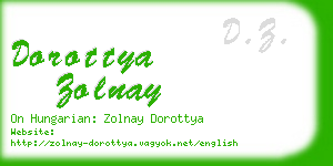 dorottya zolnay business card